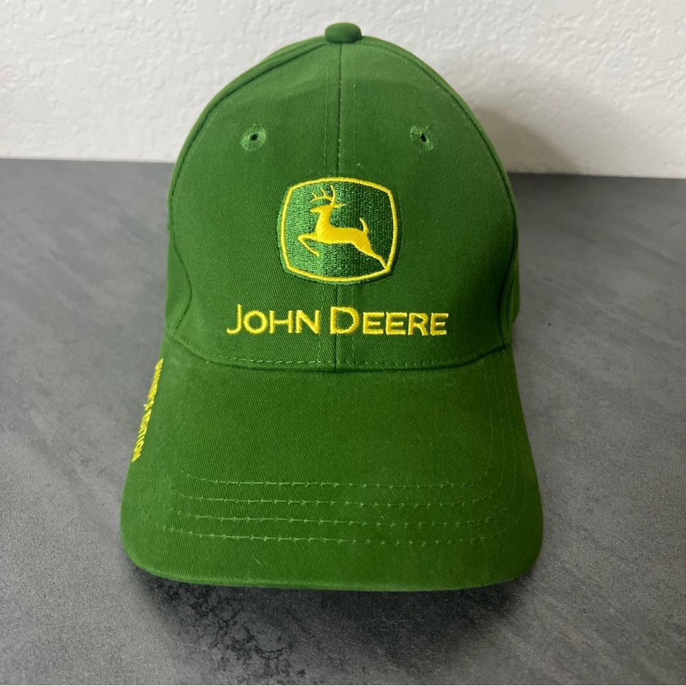 John Deere Owner’s Edition Embroidered Cap - Green Adjustable Strap Back Hat‎